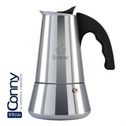 Caffettiera Miss Conny inox 6 tz.