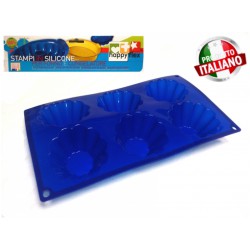 Stampo silicone Muffin Ondulato