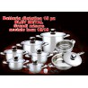Batteria pentole 15 pz. misure medio grandi
