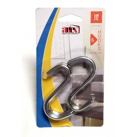 Ganci per barre da cucina inox