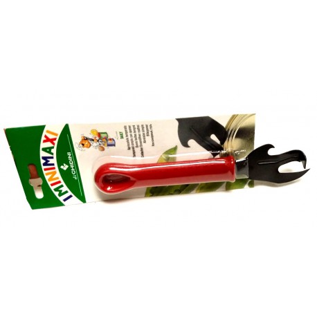 Apriscatole fisso manico rosso