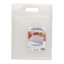 Tagliere con Raccoglisugo cm.45x33
