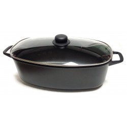 Casseruola ovale grande Fusione Offerta Stock