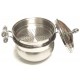 Batteria pentole "Elegance" Dietetica 18 Pezzi  triplo fondo inox 18/10