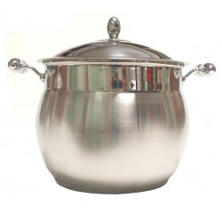 Pentola inox cm.26 con Coperchio linea "Collection" triplo fondo