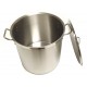 Pentola Acciaio Inox C/Cop alberghiera/comunita cm.30