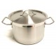 Casseruola Alberghiera Acciaio Inox C/Cop  cm.30