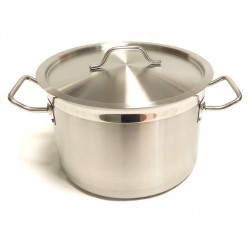 Casseruola Alberghiera Acciaio Inox C/Cop  cm.30