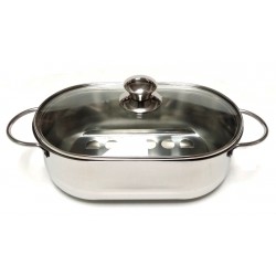 Casseruola Ovale Inox "Super Chef" INOXRIV
