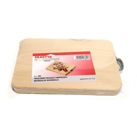 Tagliere unipezzo in legno di faggio cm. 40x24