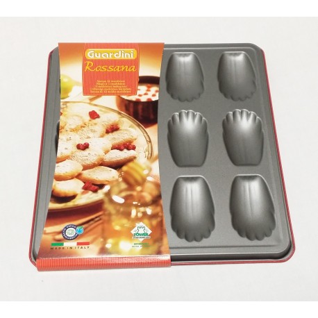 Stampo Madeleine alluminio antiaderente 
