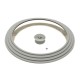 Coperchio Vetro /silicone universale cm.28/30/32