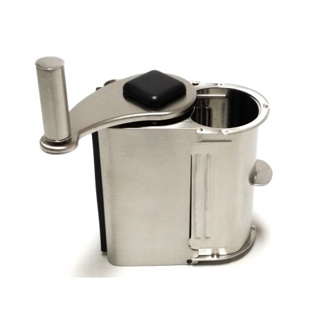 Grattugino per formaggio a manovella inox