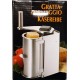 Grattugino per formaggio a manovella inox