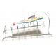 Portacoperchi filo inox ARTEX 7 posti