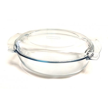 Casseruola ovale PYREX con coperchio 4,5 lt.