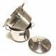 Pastaiola cm.26 acciaio inox doppio fondo