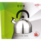 Bollitore Acciaio Inox  LT. 2