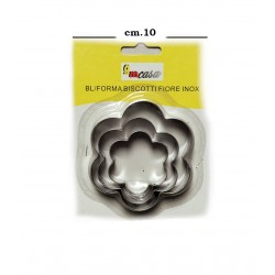 Set 3 tagliabiscotti "fiore"