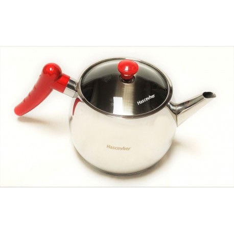 Theiera inox doppio fondo lt. 1,0  con coperchio