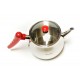 Theiera inox doppio fondo lt. 1,0  con coperchio