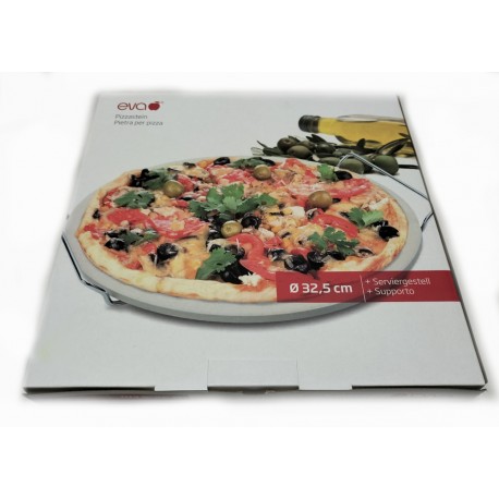 Piatto pietra refrattaria per forno pizza cm.32