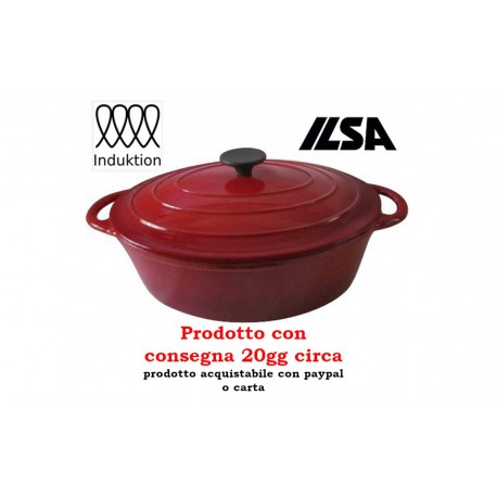 Casseruola Ovale Ghisa smaltata Normandie 21x29 cm