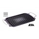 Bistecchiera ghisa rett. Atollo ghisa  cm. 37x24