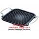 Bistecchiera ghisa quadra Atollo ghisa  cm. 25x25