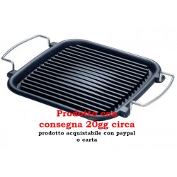 Bistecchiera ghisa quadra Atollo ghisa  cm. 25x25