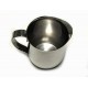 Lattiera inox bombata 