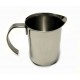 Lattiera inox bombata 