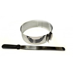 Affetta torte regolabile Inox AMICI Ø cm.22/30