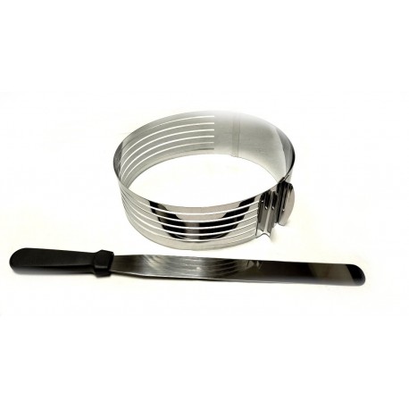 Affetta torte regolabile Inox AMICI Ø cm.22/30