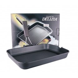 Bistecchiera Antiaderente Fusione 24x36