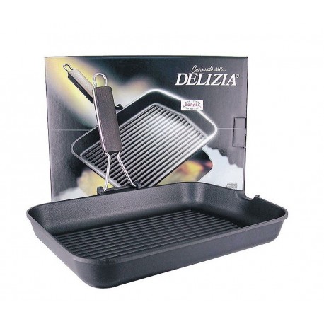 Bistecchiera Antiaderente Fusione 24x36