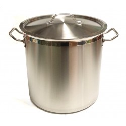 Pentola Acciaio Inox C/Cop alberghiera/comunita cm.55