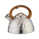 Bollitore acciaio inox satinato con fischietto lt. 3