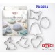 Set 6 stampi tagliabiscotti